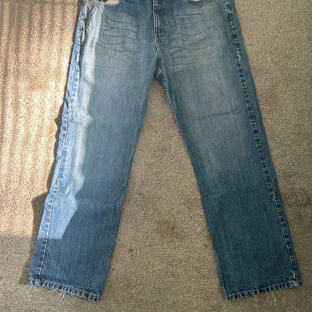 Adolfo Blue Relaxed Fit Jeans Classic Denim
Size 40x32